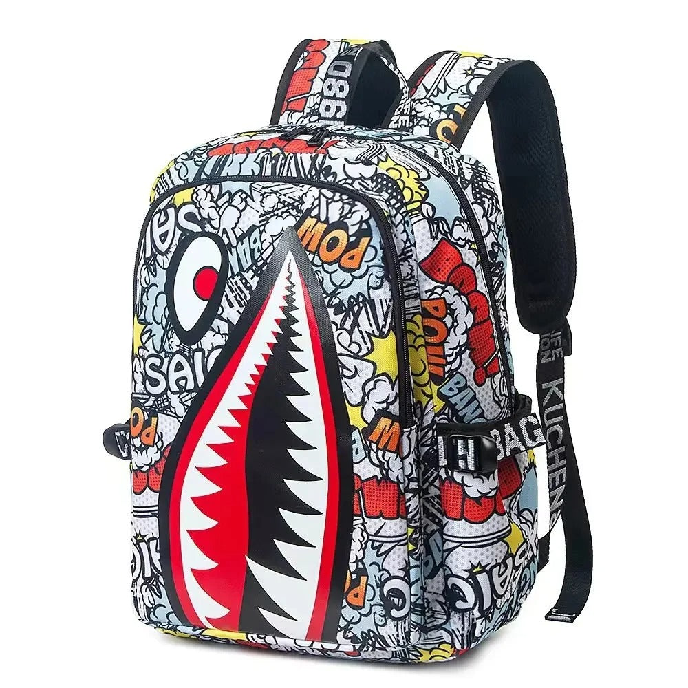 ZAINO SCUOLA - SHARK STYLE